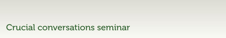 Crucial conversations seminar_Title