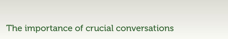 The importance of crucial conversations_Title